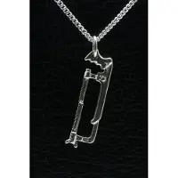 MOOYE ® - Collectie Zilveren IJzerzaag ketting hanger