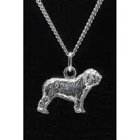 MOOYE ® - Collectie Zilveren Perro de Aguas ketting hanger - groot
