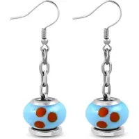 Montebello Oorbellen Gerdi ECJ015 - 316L Staal - Glas - ∅13mm - 32mm