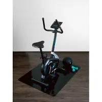 Ivol Onderlegmat / beschermmat voor fitnessapparaten - Zwart - 120x150 cm
