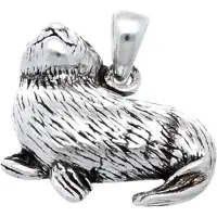 MOOYE ® - Collectie Zilveren Zeehond kettinghanger