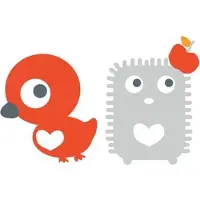 TiS Lifestyle Egel & Eend - muurstickerset