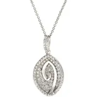 Orphelia Dames 925 Sterling Zilveren Ketting met Hanger - Zilver ZH-4606
