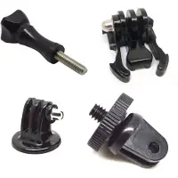 Shop4 - Actioncam Adapter - Schroevenset Zwart