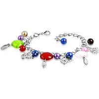 Montebello Armband Azia FBF569 - Glasbedels - Vlinder - 18cm