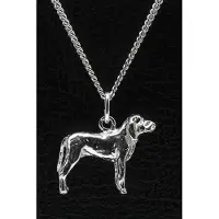 MOOYE ® - Collectie Zilveren Grand bleu de gascogne ketting hanger - groot