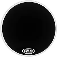 Evans Resonant Black Bass Drum Head 22"