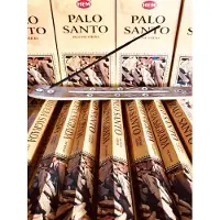 HEM Palo Santo wierook 4 X doos X 6 pakjes x 20 stuks=480stuks +wierookhouder van mangowood