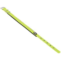 Nobby - Honden Halsband - Cover - Neon Geel - 45 tot 55 cm - 2,5 cm breed