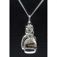 MOOYE ® - Collectie Zilveren Bokshandschoen XL ketting hanger
