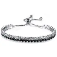 Montebello Armband Caia D - Messing Verzilverd - Aanpasbaar