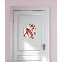 VAN IKKE Muursticker Hertje met vogels 2