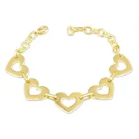 Montebello Armband Bloesem G - 316L Staal PVD - Hart - 15mm - 20cm