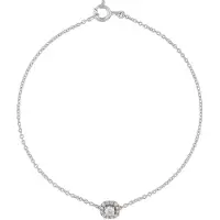 Orphelia AD-1027/1 - Armband - 18 Karaat Goud Bicolor / Diamant 0.16 ct - 18 cm