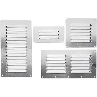 BREG Ventilatierooster RVS - 228 x 127 mm