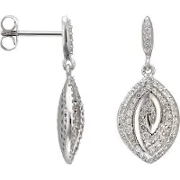 Orphelia Dames 925 Sterling Zilveren Oorbellen - Zilver ZO-5970