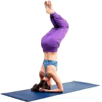 Yogistar Sun 6 mm yogamat (Maat One Size, geel)