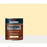 Rambo Pantser Beits Dekkend - 0,75 liter - Crèmewit