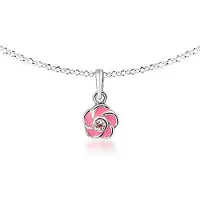 Montebello Princess Ketting Odin - 925 Zilver - Bloem - 14x6mm - 38cm