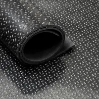 Ivol Rubber loper / rubbermat op rol Mini Diamant 3mm - Breedte 120 cm - per strekkende meter