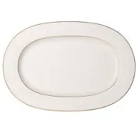 Villeroy & Boch Anmut Gold serveerschotel 41 cm Wit