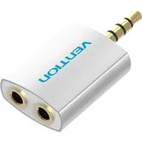 Vention 3.5 mm Male naar 2 x 3.5 mm Female Audio Splitter Adapter - Twee koptelefoons op een Audio