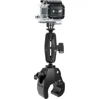 Ram Mounts Universal Action Camera Adapter Tough-claw Medium Clamp Mount Zilver