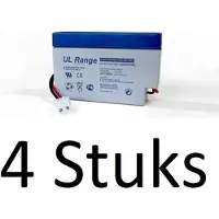 Ultracell 4 Stuks Loodaccu UL 12v 800mAh