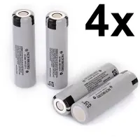 Panasonic 18650 NCR18650BD 10A 3.7V 3200mAh - Flat Top - 4 Stuks