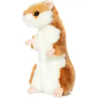 Hansa pluche hamster - knuffeldier - 15 cm - bosdieren knuffel - realistisch