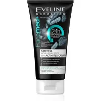 Eveline Cosmetics Facemed+ Purifying Facial Wash Paste With Activated Carbon 3in1 - 150ml.