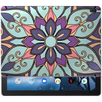 B2Ctelecom Lenovo Tab E10 Siliconen Hoesje Purple Flower