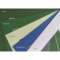 Homedecoration 3 stuks Passe-partout Arton, afmetingen 40x50/28x35 cm, dikte 1,4 mm, kleur donker blauw