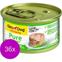 Gimdog Little Darling Pure Delight - Kip&Lam - Hondenvoer - 36 x 85 g