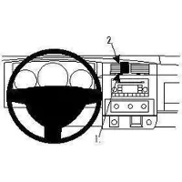 Brodit PDA/GPS/mobiele telefoons accessoires ProClip