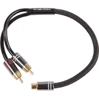 Audio System HIGH-end cinchkabel 300mm y-cinch (2 x koppel en 1 x stekker)