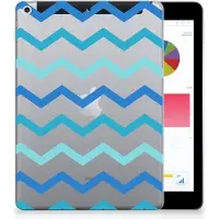 B2Ctelecom Apple iPad 9.7 2018 | 2017 Hippe Hoes Zigzag Blauw