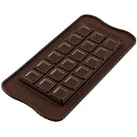 Silikomart EasyChoc Tablette Choco Bar 15,5 x 8 cm silicone bruin