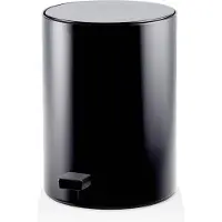 DECOR WALTHER Prullenbak TE 50 Pedal Bin Black Matt