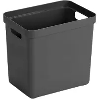 Sunware - Sigma home opbergbox 25L antraciet - 35 x 24,6 x 36,3 cm