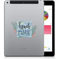 B2Ctelecom Apple iPad 9.7 2018 | 2017 Tablet Back Cover Boho Beach