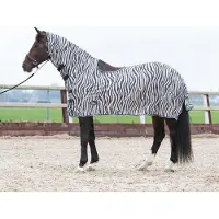 Harry's Horse Zebra Gray uitrij-vliegendeken