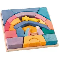 Ostheimer Regenboog kerststal set