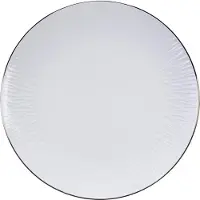 Tokyo Design Studio - Nippon White Gold Rim Plate 30cm Lines