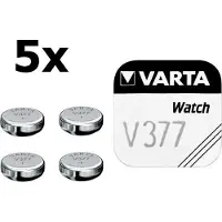 Varta 5 Stuks - V377 27mAh 1.55V knoopcel batterij