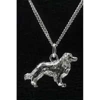 MOOYE ® - Collectie Zilveren Kooikerhondje ketting hanger - groot