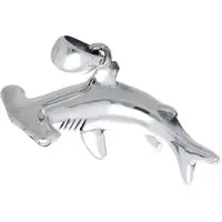MOOYE ® - Collectie Zilveren Hamerhaai kettinghanger
