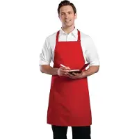 Chef Works halterschort rood