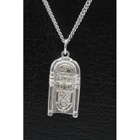 MOOYE ® - Collectie Zilveren Jukebox Wurlitzer ketting hanger