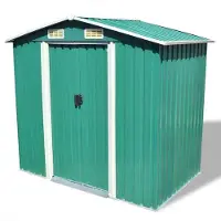 vidaXL Tuinberging 204x132x186 cm metaal groen